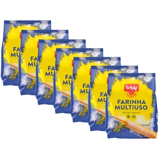 Kit 7 Farinha Multiuso Sem Gluten Sem Lactose 500g Schar
