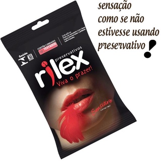 Preservativo Sensitive (Ultra Fino) 3unid Rilex