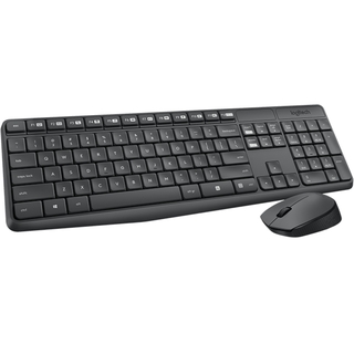 Combo Logitech Sem Fio Teclado e Mouse MK235 Wireless Keyboard c/ Tecla "ç" pronta entrega