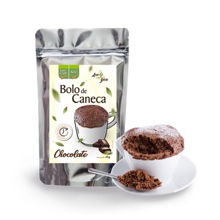 Bolo de Caneca sabor Chocolate Low Carb Low4You 45g