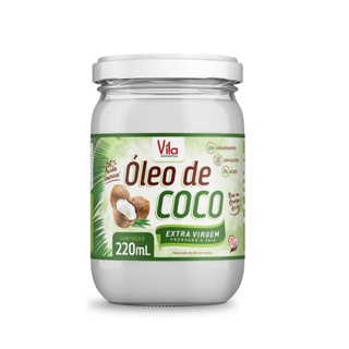 Óleo de Coco Extra Virgem 220ml - Sem conservantes, Zero acidez, Sem glúten