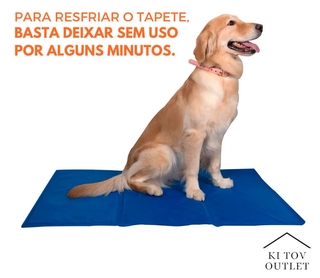 Tapete Gelado 50X64 Refrescante Calor Pet Cachorro Chalesco (4)