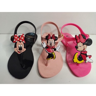 sandálias infantil Disney Minie Mickey com cheirinho e caixas