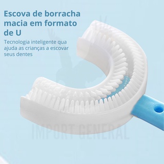Escova De Dente Infantil 360 Formato U Silicone 2 A 6 Anos 6 A 12 Anos (7)