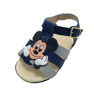 Sandália Percatinha Infantil Mickey e Vários Desenhos Menino Sapatos de Bebê Promoção