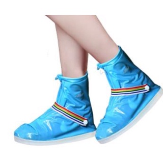 Plásticos Protetor Chuva Para Sapato (azul)