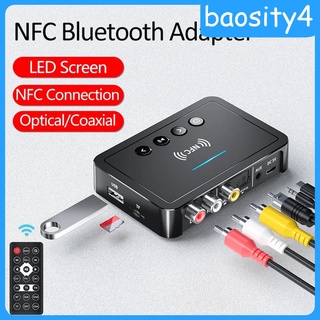 Transmissor/Receptor De Áudio Sem Fio Bluetooth NFC HiFi Adaptador De Música AUX RCA (1)