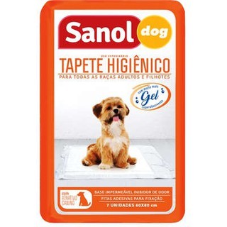 Tapete Higiênico Sanol Dog com 07 unidades