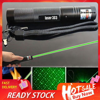 Cabeça Estrelada 303 Verde Foco Ajustável 532nm Feixe De Lazer Laser Pointer Pen Set / Rxxd / (1)