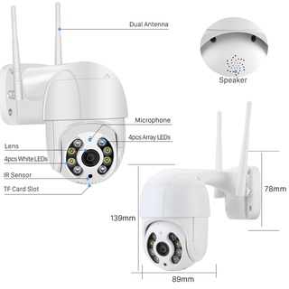 LLSEE CCTV Câmera De Segurança auto-Tráctil PTZ AI ICSEE 4x zoom Detecção Corporal IP De Vigilância Externa HD 3MP (9)