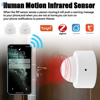 Sensor de movimento Pir Tuya Zigbee3.0 Sensor de movimento humano Detector de casa inteligente de segurança vida inteligente meloso (1)