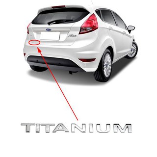 Emblema Titanium Ford Ka Focus Fiesta Ecosport Fusion