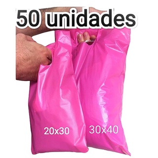 50 Sacola Plástica Premium Boca De Palhaço - Medidas