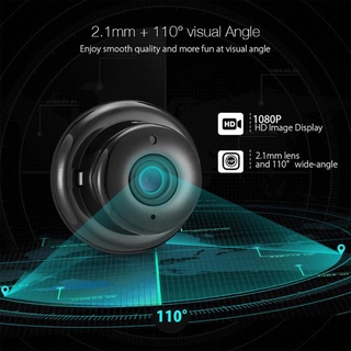 【Frete Grátis】 V380 1080P HD Wireless WIFI IP Camera Home Security Mini Cam Night Vision Spy (6)