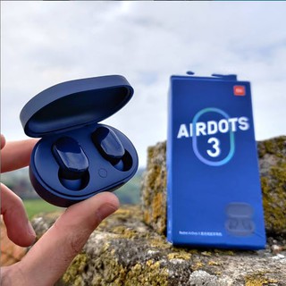 Airdots 3 Airdots Pro 3 Xiaomi Redmi Fone de ouvido Bluetooth 5.2 Caixa completa com cabo de carregamento 30 horas de bateria Versão atualizada do airdots s