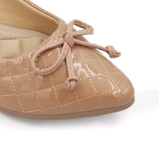 Sapato Sapatilha rasteirinha verniz metalassê linha confort Bico Fino (4)