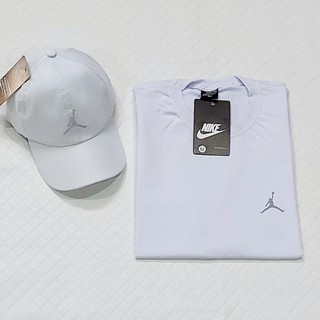 Boné Jordan Refletivo Branco + Camisa de Brinde! (2)