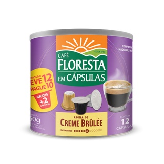 Cápsulas Nespresso Café Floresta Creme Brulée - Lata