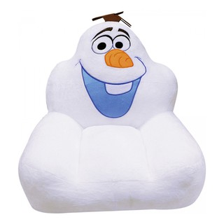Puff Poltrona Infantil Disney Branco Olaf Frozen