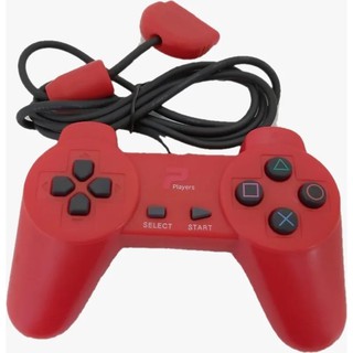 Controle Playstation 1 Ps One Novo Players Vermelho