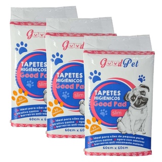 Tapete Higiênico para cães Good Pads 30un kit com 3 pacotes