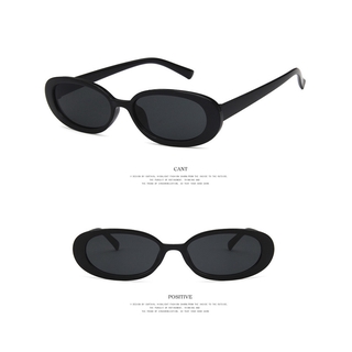 Zaijie Óculos De Sol all star feminino Retrô Vintage Uv400 Com Armação Pequena Oval Para Mulheres (8)