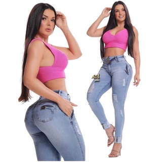 calça jeans feminina com bojo oxtreet SUPER PROMOÇÃO