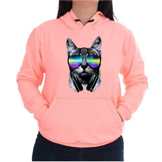 Blusa moletom canguru feminina Gato Cat Tumblr (4)