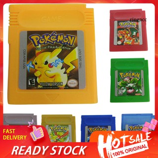 Cartucho De Cartas Rc_Game Para Nintendo Pokemon Gbc Game Boy Color Version Console (1)