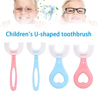 Everyday1.BR Escova De Dentes Em Forma De U De 360 ​​graus Para Crianças De 2 A 12 Anos
