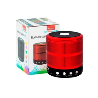 Mini Caixinha Som Ws-887 Bluetooth Portátil Usb Mp3 P2 Sd Rádio Fm (5)