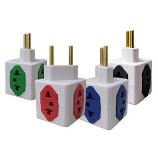Adaptador p/ Tomada 10/20A Cubo 4 em 1 [Novo Te Benjamin] The price of Best Rushed Time limited Markdown sale wholesale