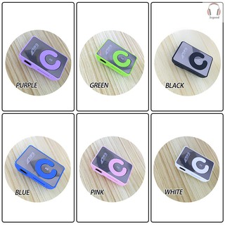 Mini MP3 de Cartão de Memória Micro SD/TF USB/MP3 Digital Portátil Moderno Esportivo com Clipe【Pronta Entrega】 (9)
