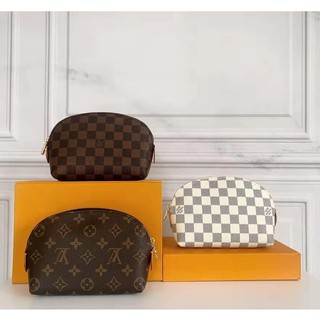 LV / Louis Vuitton Bolsa pequena para cosméticos, porta-moedas, nova mini-bolsa multifuncional para cosméticos, porta-moedas