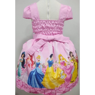 Vestido infantil Temático Princesas da Disney (7)