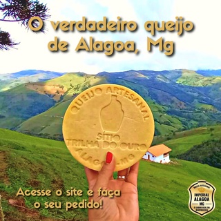 Queijo Tipo Parmesão Alagoa Tradicional 900g Sitio Trilha do Ouro