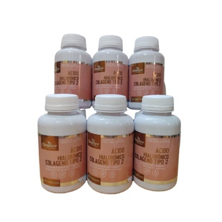 Acido Hialuronico Colageno Tipo 2 100 cápsulas Pele Firme Com Vitamina C 1 frascos Denature (4)
