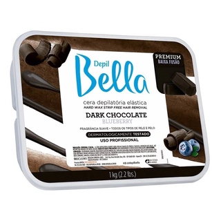 Cera Quente Elastica Em Barra Depil Bella 1kg Dark Chocolate