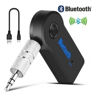 Adaptador Receptor Bluetooth P2 USB Música Som Carro Áudio 3.5mm