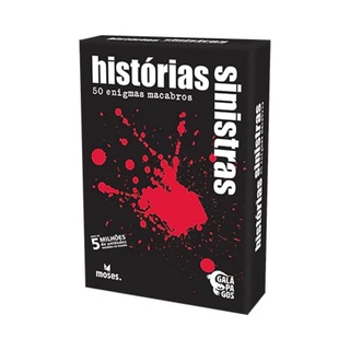 Histórias Sinistras (Black Stories) 50 Enigmas Macabros - Jogo Cartas - Galápagos (1)