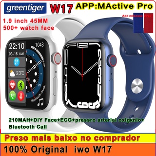 1.9 Polegada 45MM Original iwo W17 Smart Watch 2022 Series 7 Bluetooth Chamada
