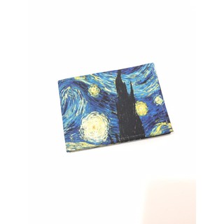 Carteira Porta Cartão Slim Pop Nerd Alternativo Cult Noite Estrelada Van Gogh