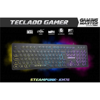 Teclado Gamer STEAMPUNK - KM76 RGB (1)