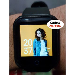 Smartwatch D20 Relógio Smart Watch Foto na Tela com Bluetooth USB Y68 com Monitor Cardíaco