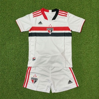 2021-2022 Kit Sa0 Paul0 I Camisa De Futebol Kit Infantil Infantil Camisa Personalizada nome numero