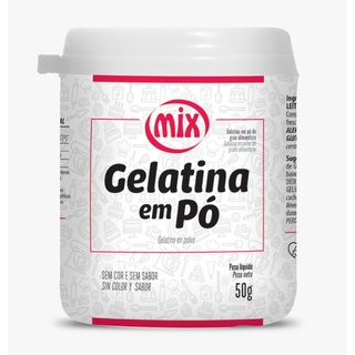 Gelatina Em Pó Mix 50g