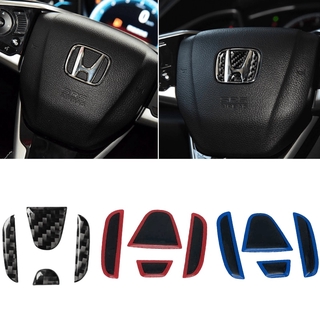 Estilo Do Carro Volante Centro Etiqueta Do Emblema Para Honda Civic Accord Fit Jazz Cidade Crv Hrv Odyssey Jade Amaze Acessórios (1)