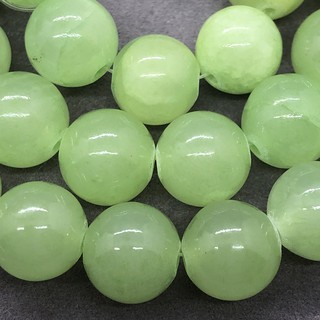 Verde Jade Chalcedônia Contas De Pedra Redonda 4-12mm Gemstone Soltos Spacer Jóias Diy (7)