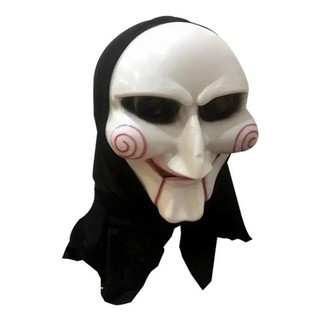 Máscara Fantasia Halloween - Jogos Mortais Com Capuz (2)