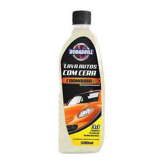 Shampoo Automotivo Lava Autos Com Cera 500ml Rodabrill - Lava carros 3 em 1 limpeza proteção e brilho